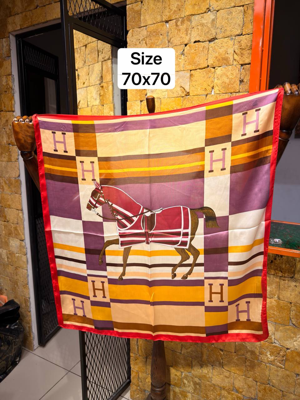 Hermès Cavalcades Silk Scarf