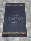 Hermès Paris Beach Towel Black