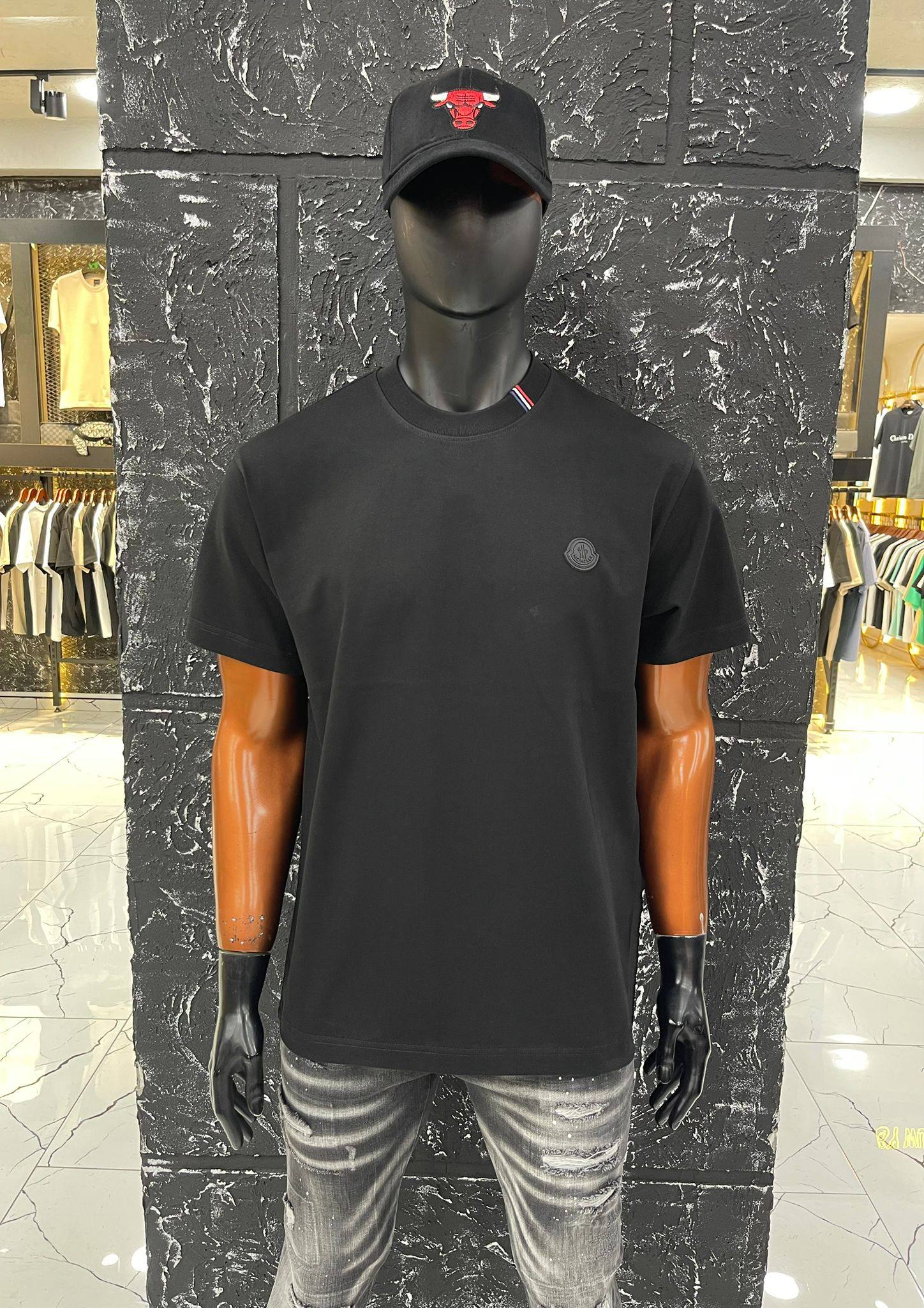 Moncler Logo T-Shirt Black