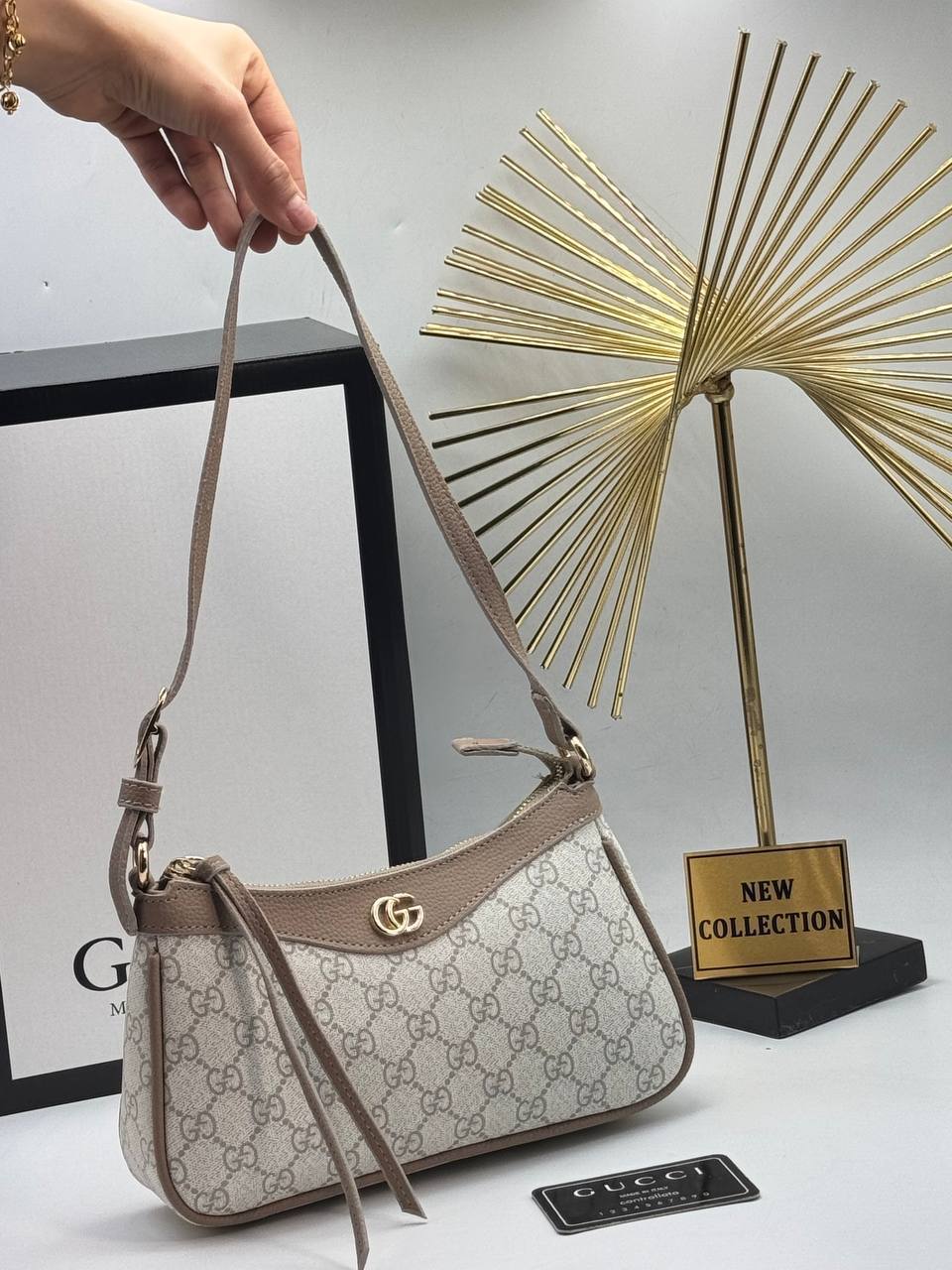 Gucci GG Ophidia White Shoulder Bag