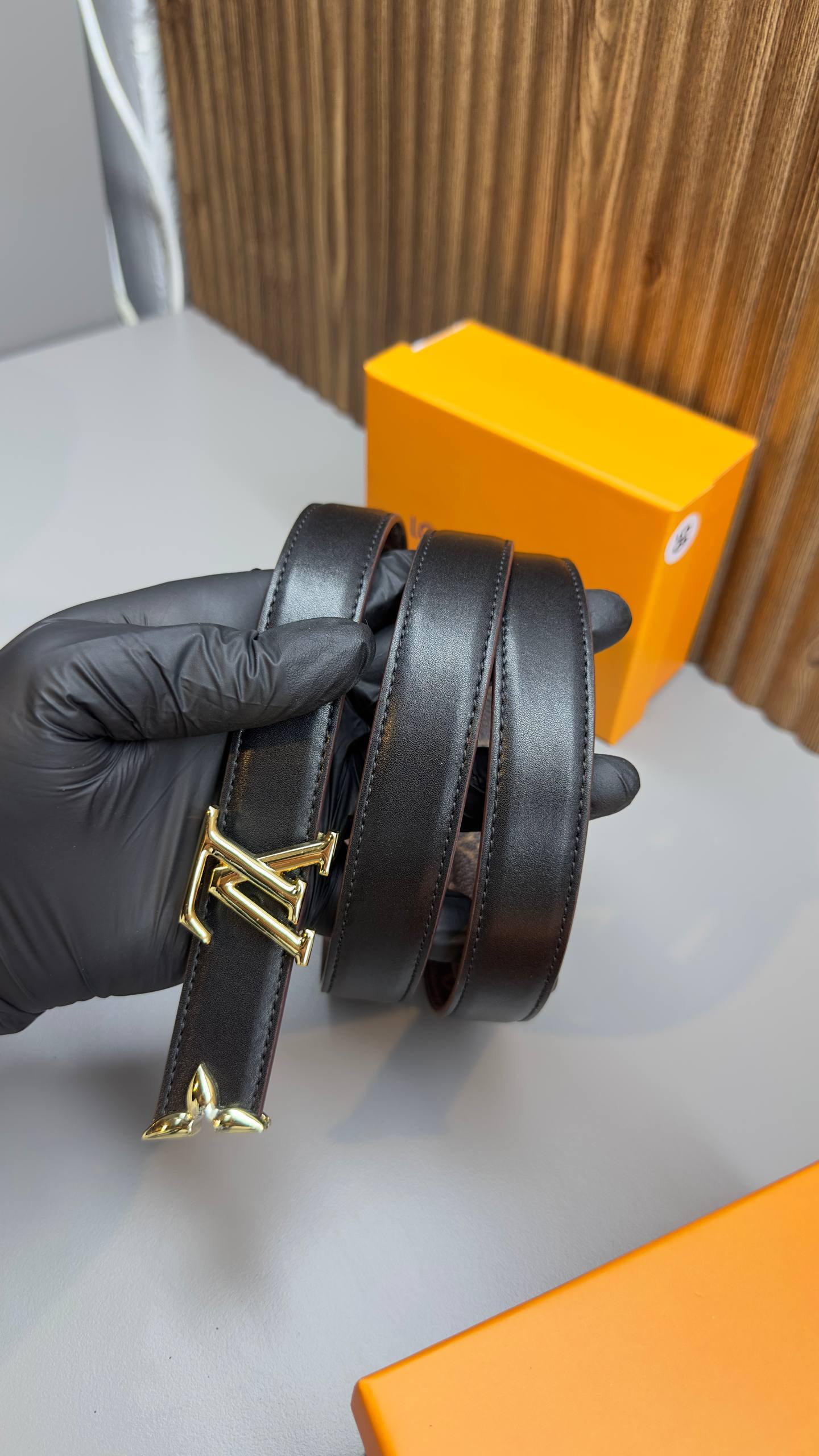Louis Vuitton Belt Black