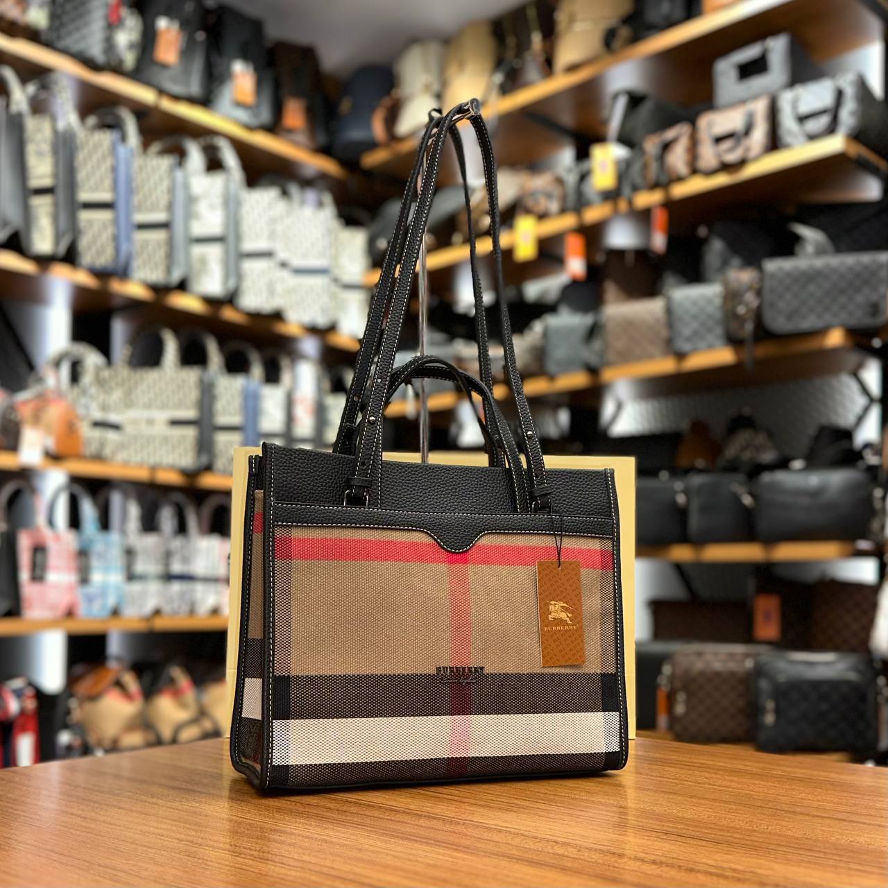 Burberry London Tote Bag Black