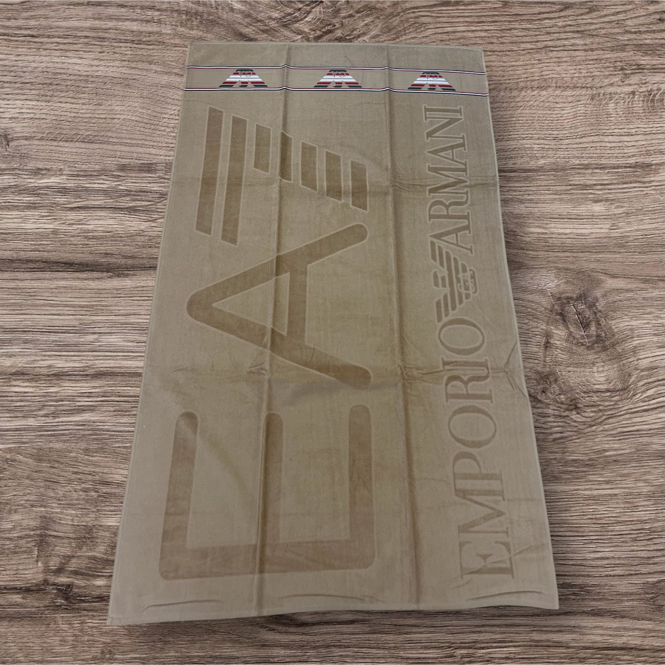 Emporio Armani EA Logo Beach Towel