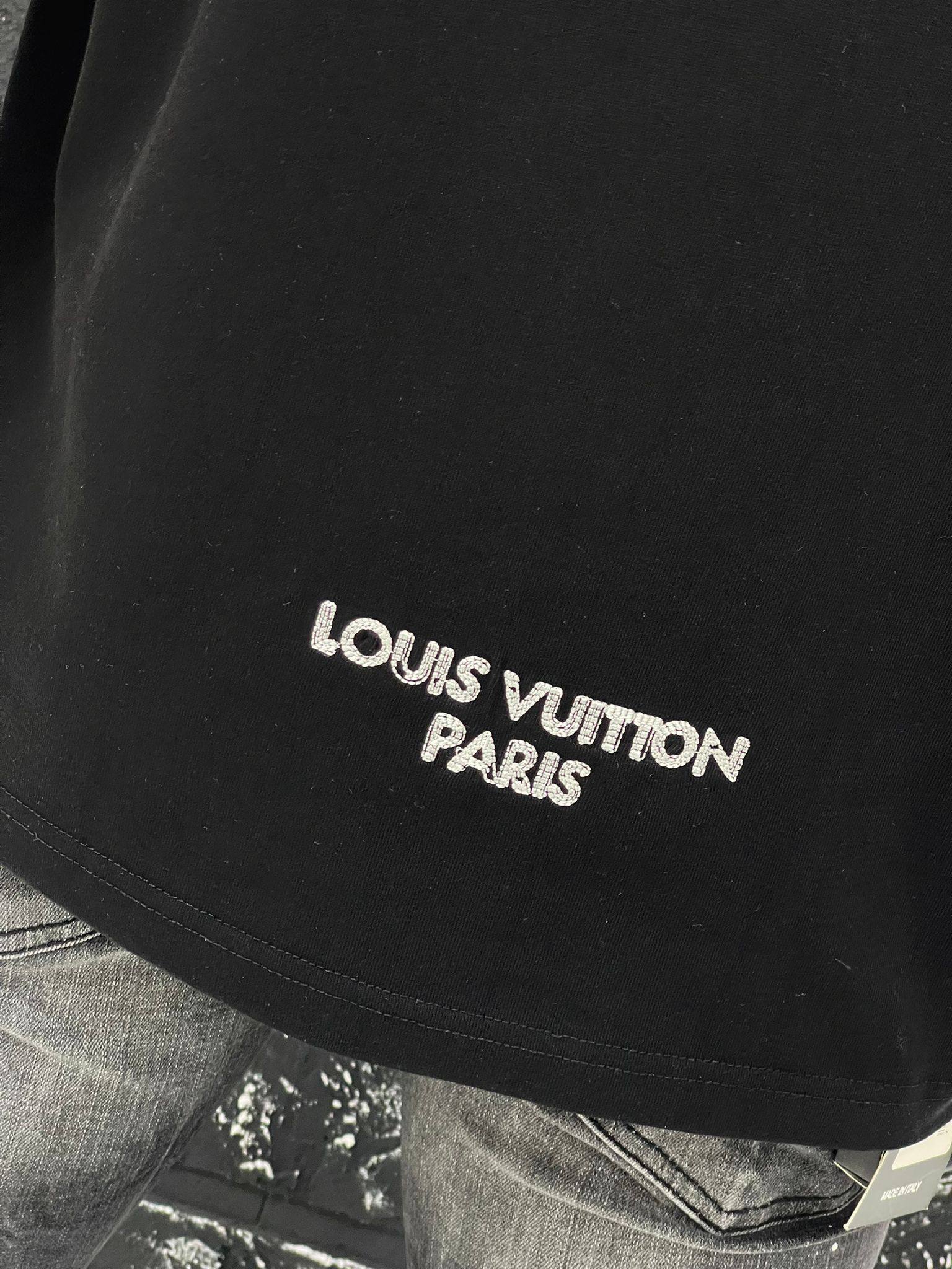 Louis Vuitton L.V.M. Logo T-Shirt Black