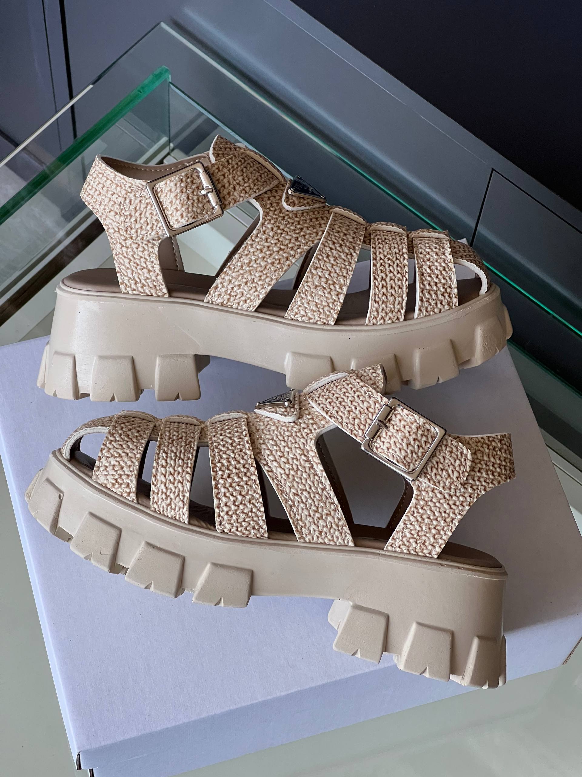 Prada Monolith Sandals