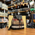 Burberry Vintage Check Backpack Black