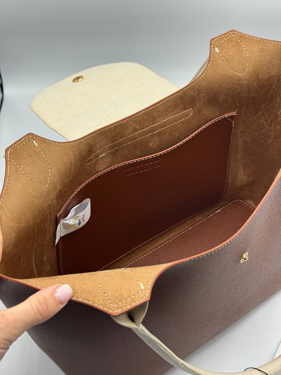 Longchamp Le Pliage Pouch Brown