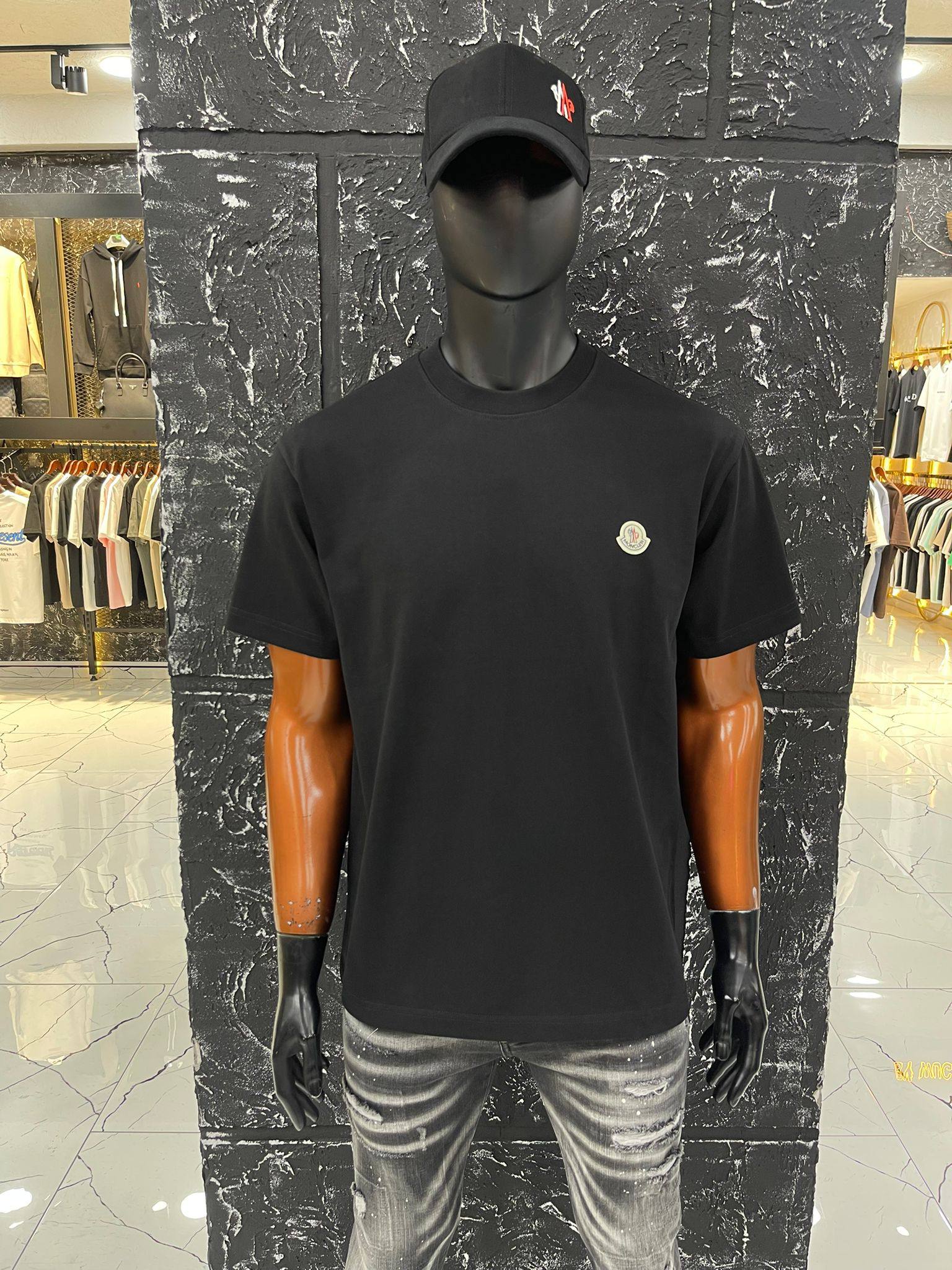 Moncler Logo T-Shirt Black