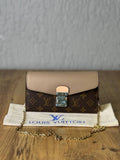 Louis Vuitton Pochette Métis Monogram Empreinte Beige