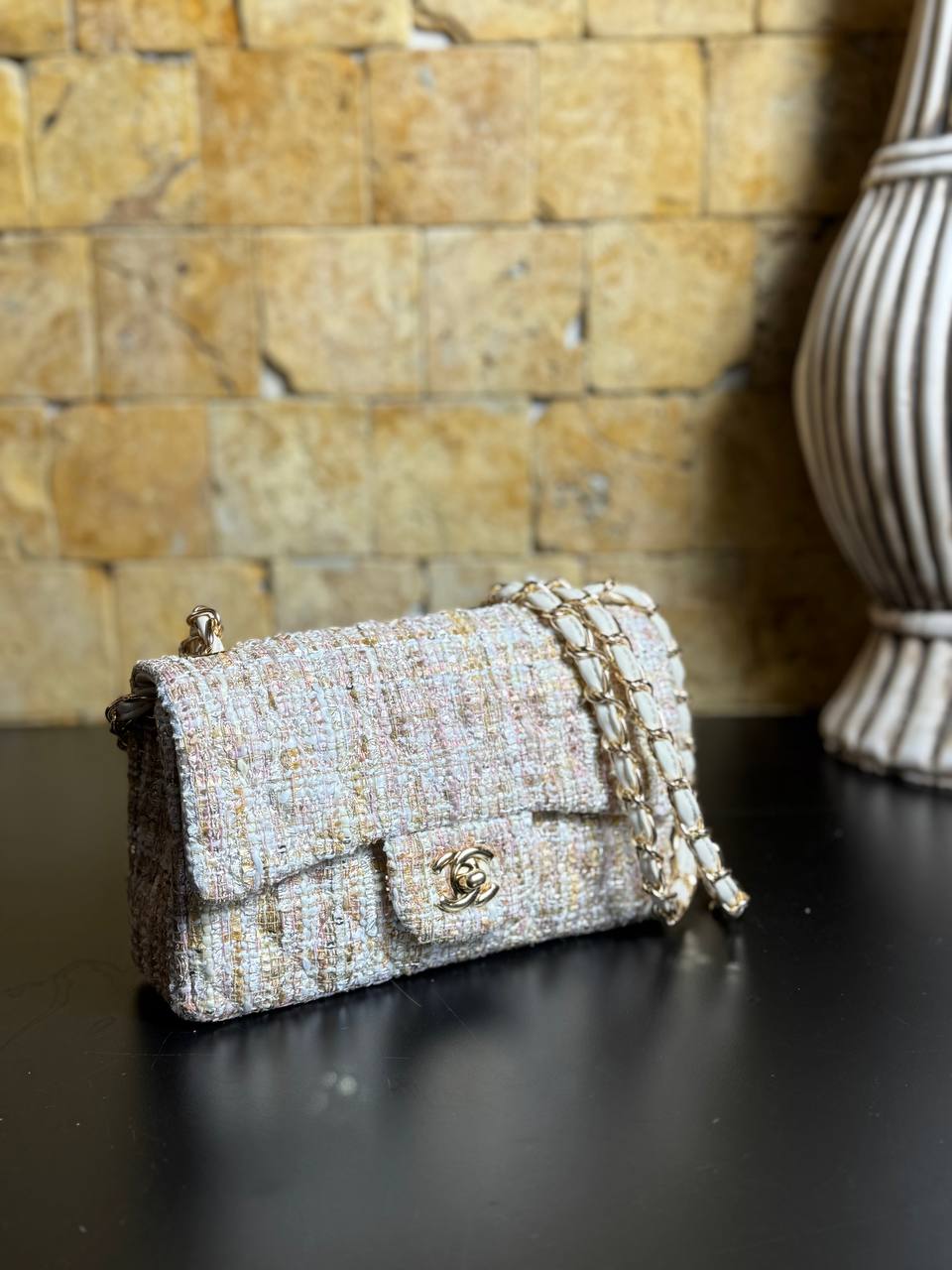 Chanel Tweed Flap Bag