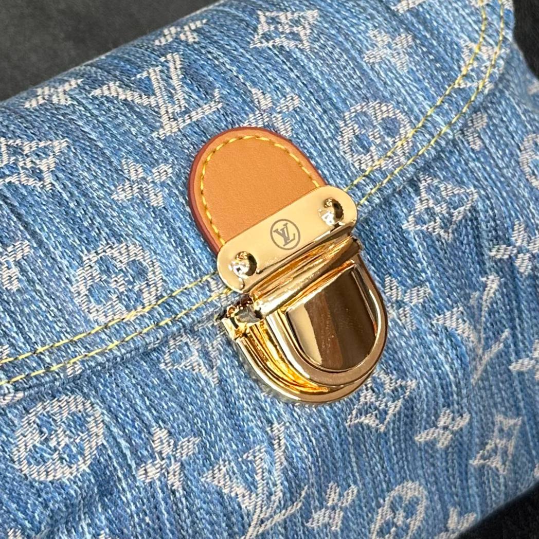 Louis Vuitton Monogram Denim Shoulder Bag