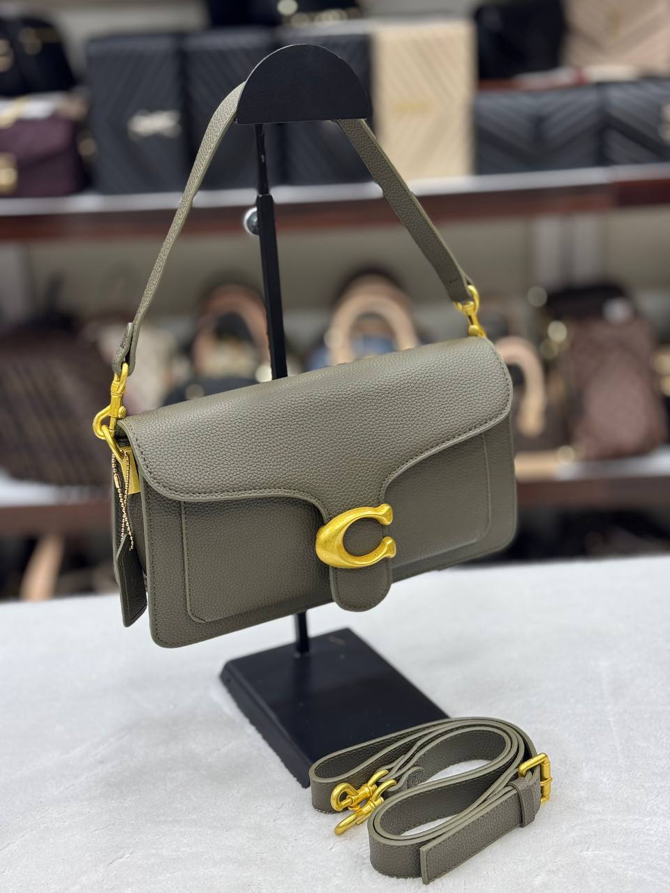 Coach Tabby Shoulder Bag Grey