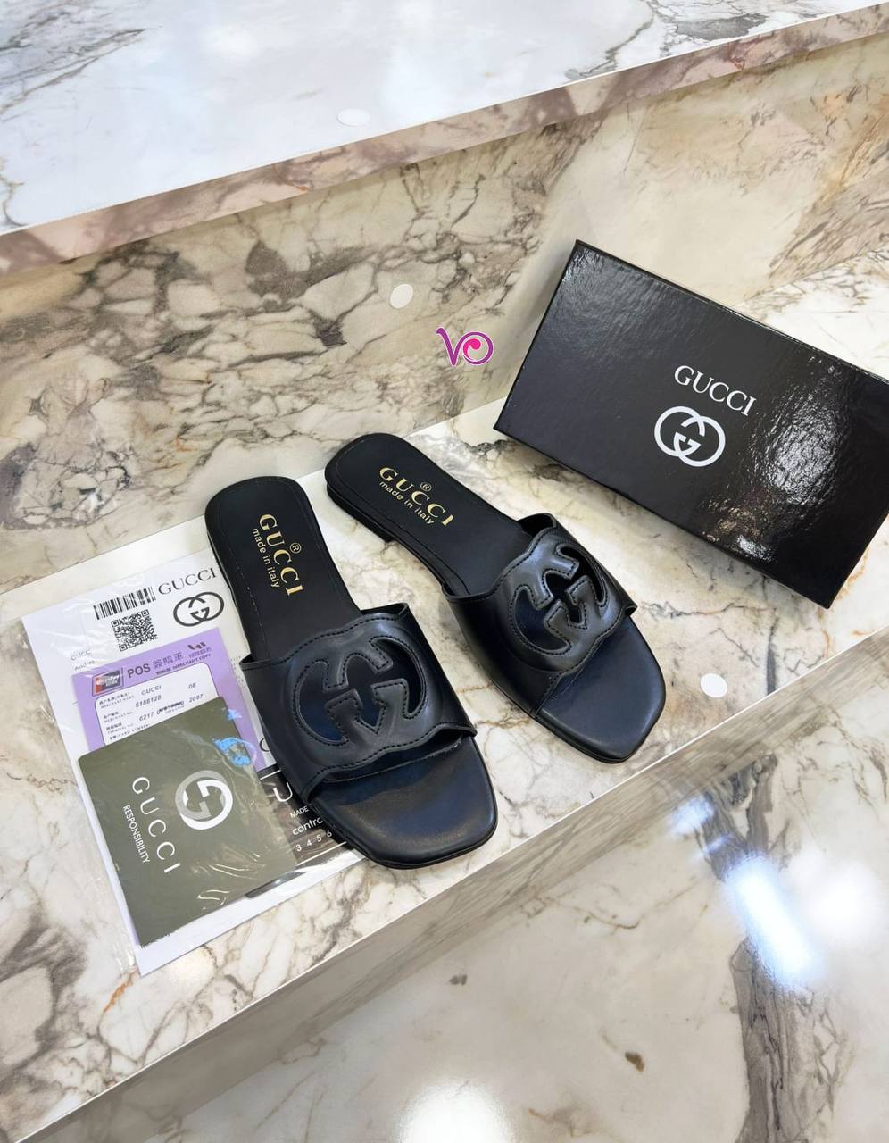Gucci Interlocking G Slide Sandals