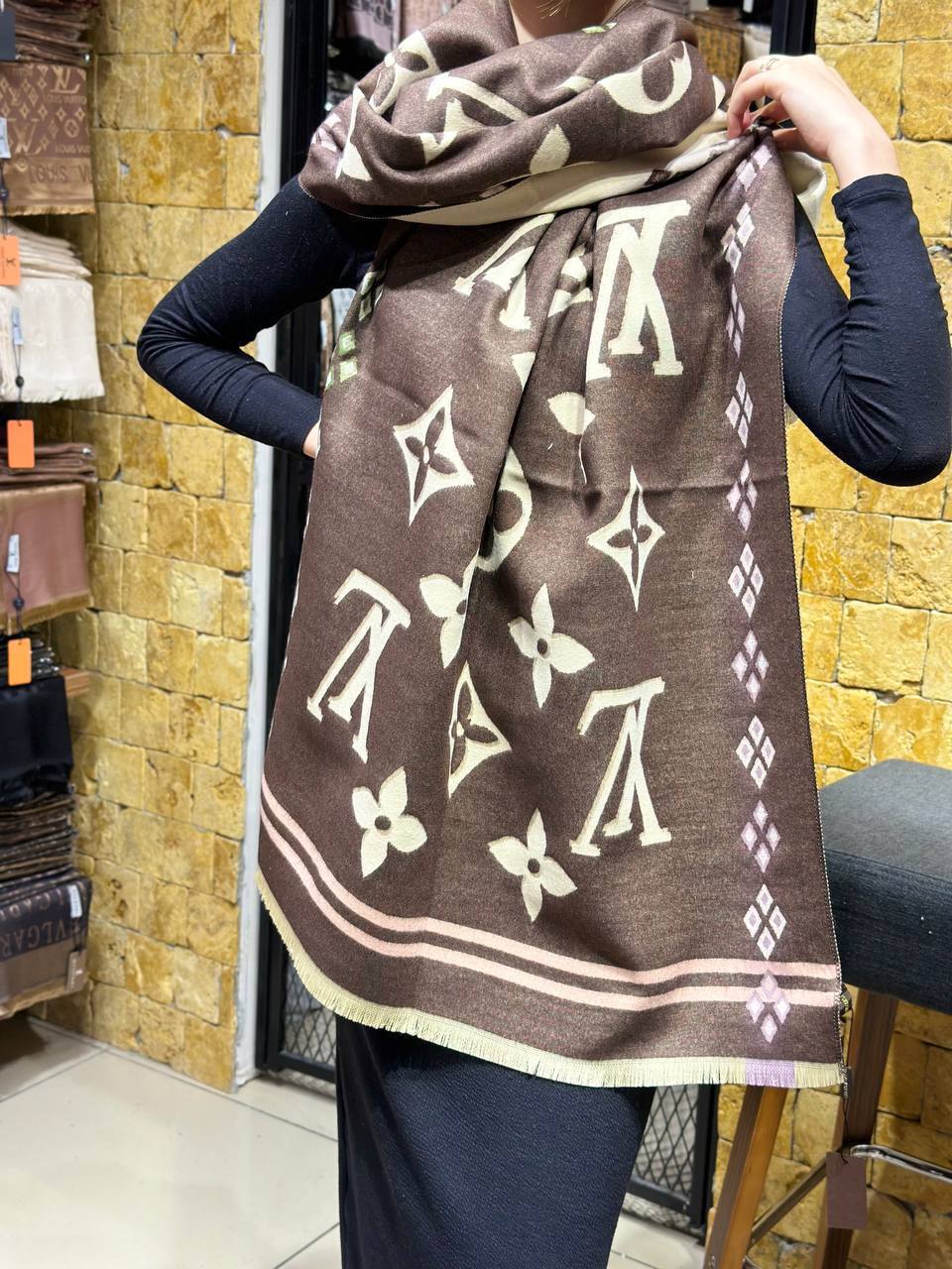 Louis Vuitton Monogram Cashmere Scarf
