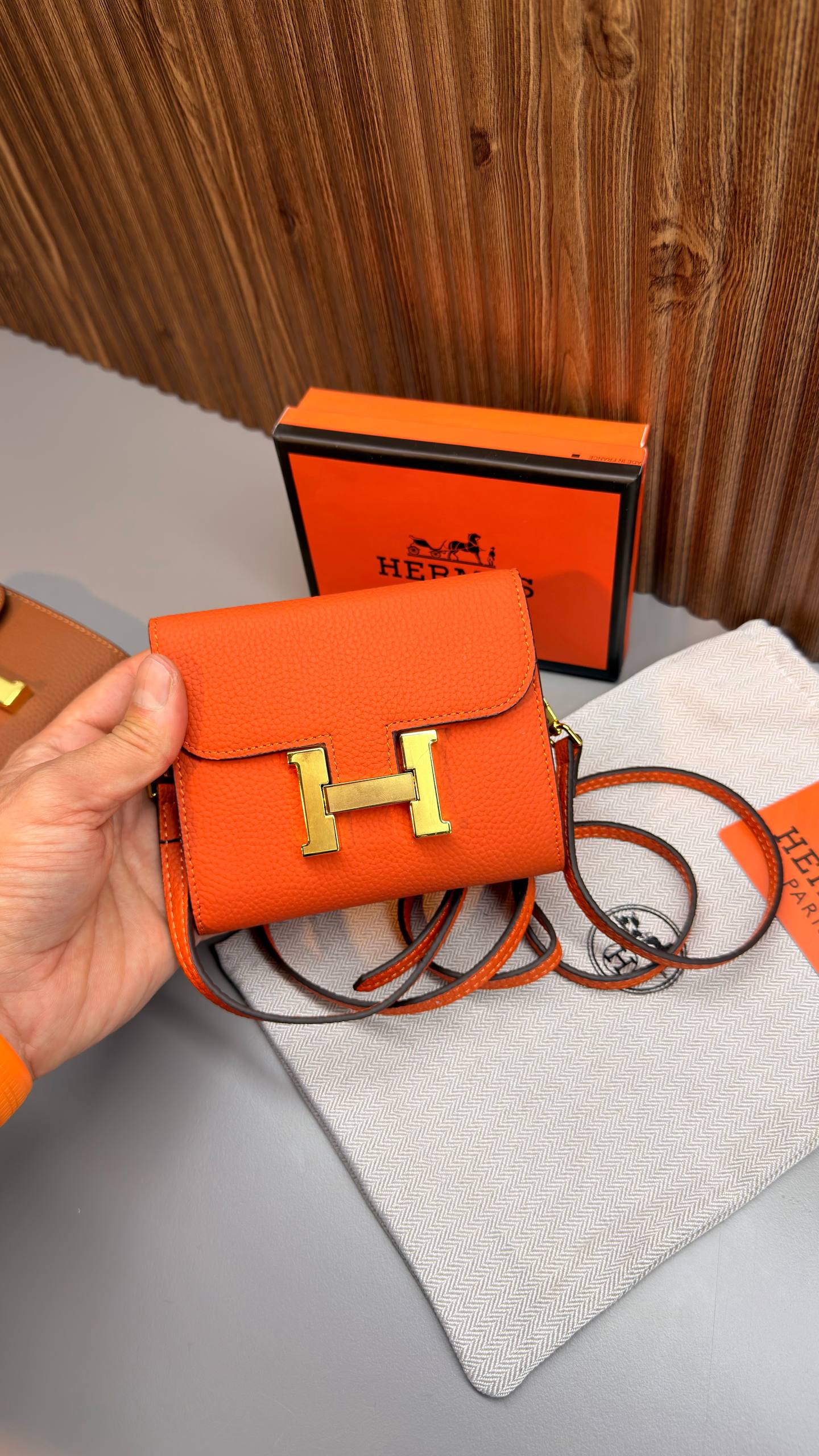 Hermes Constance Mini Orange