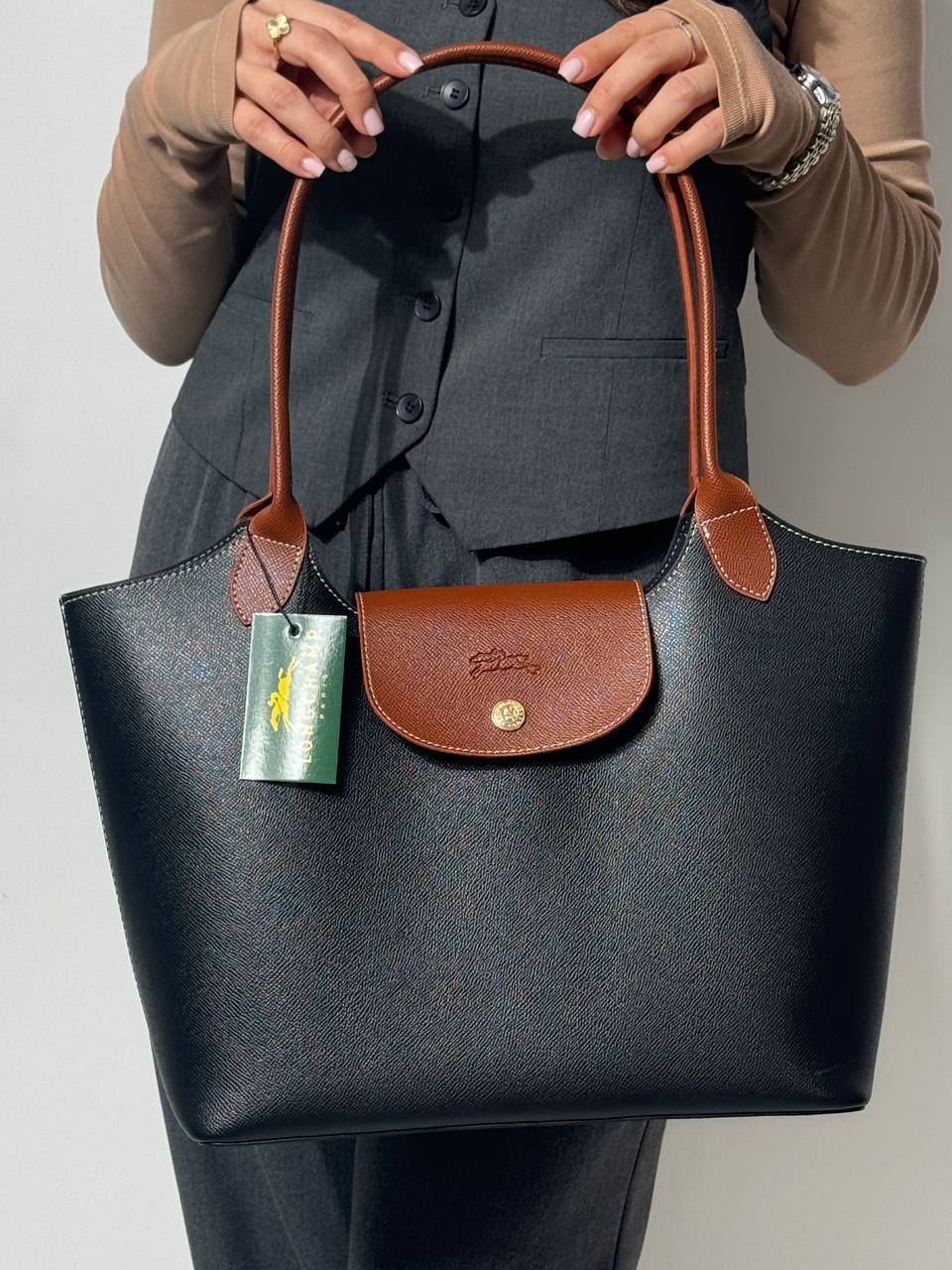 Longchamp Le Pliage Pouch Black
