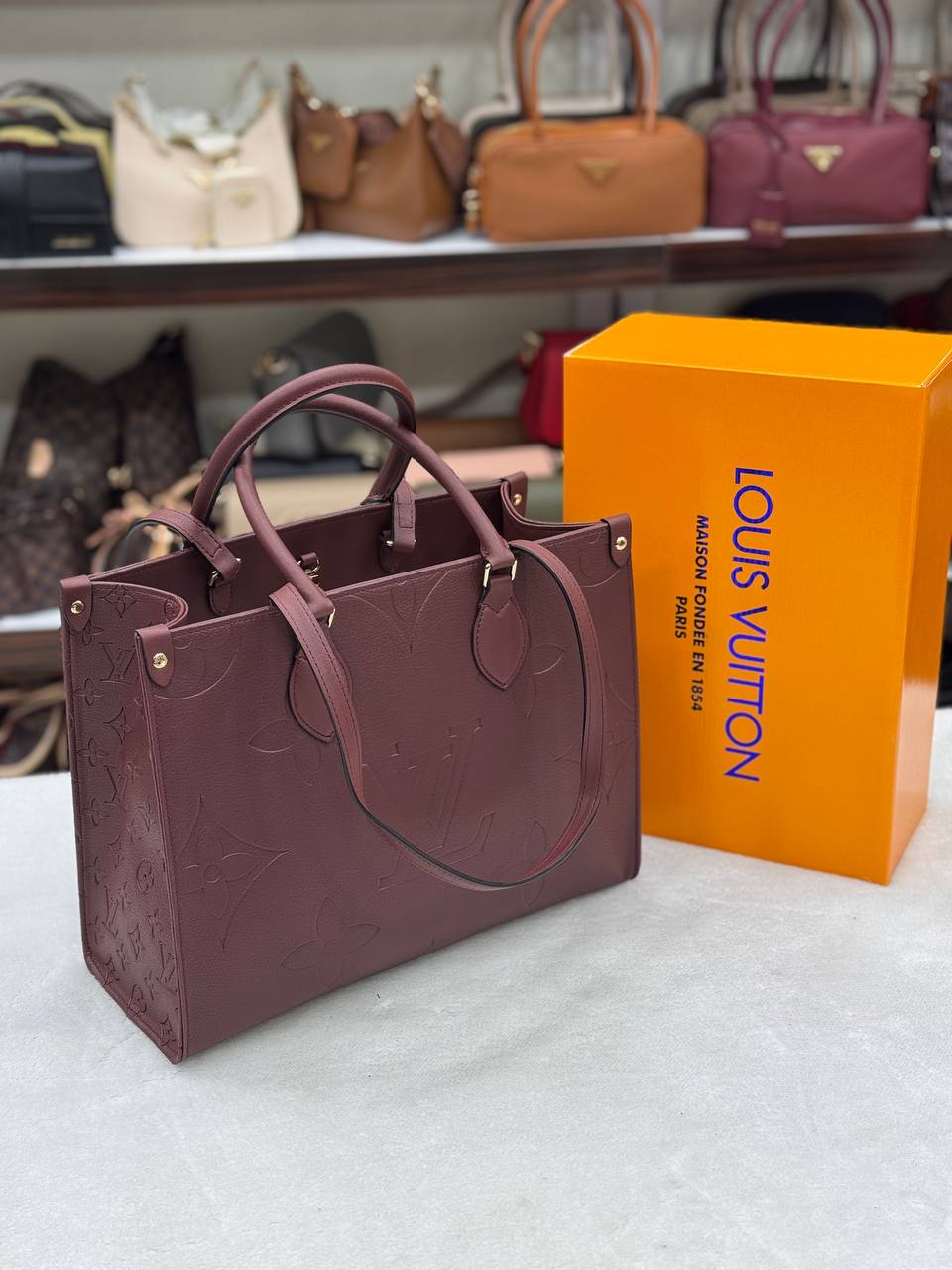 Louis Vuitton OnTheGo MM Bordeaux