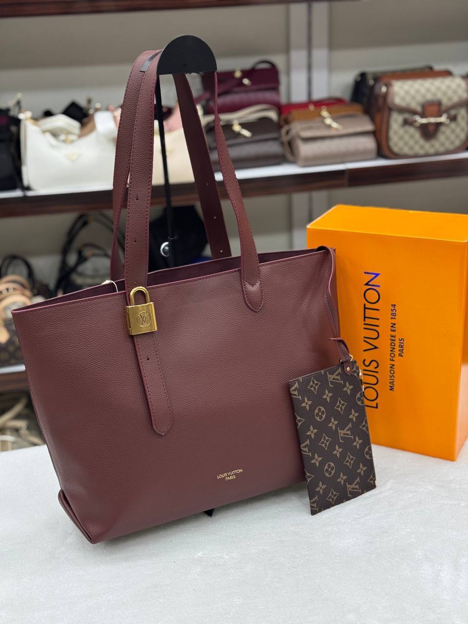 Louis Vuitton Low Key Hobo Bordeaux