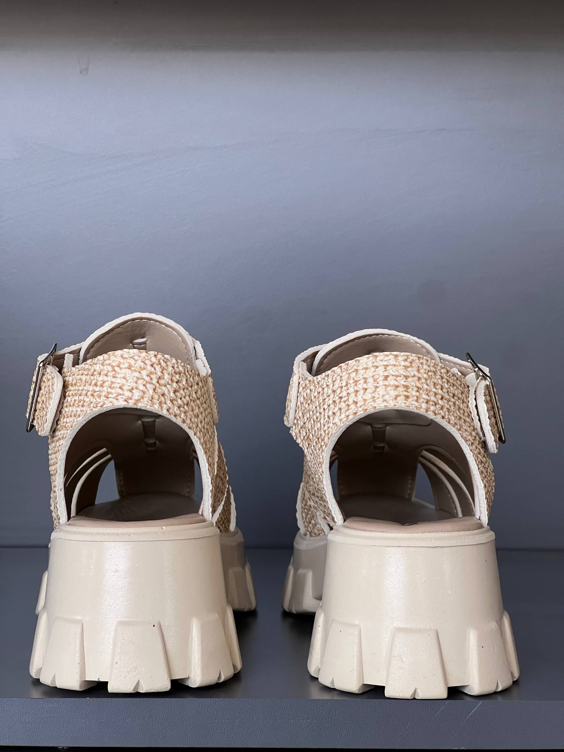 Prada Monolith Sandals