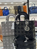 Christian Dior Lady Dior Studded Tote Bag