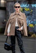 Gucci GG Cape Jacket Beige