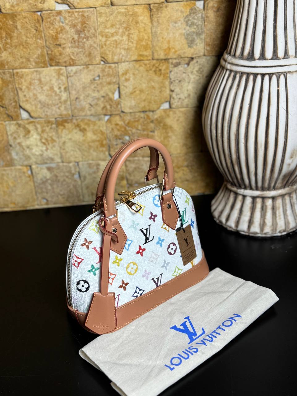 Louis Vuitton Alma BB White