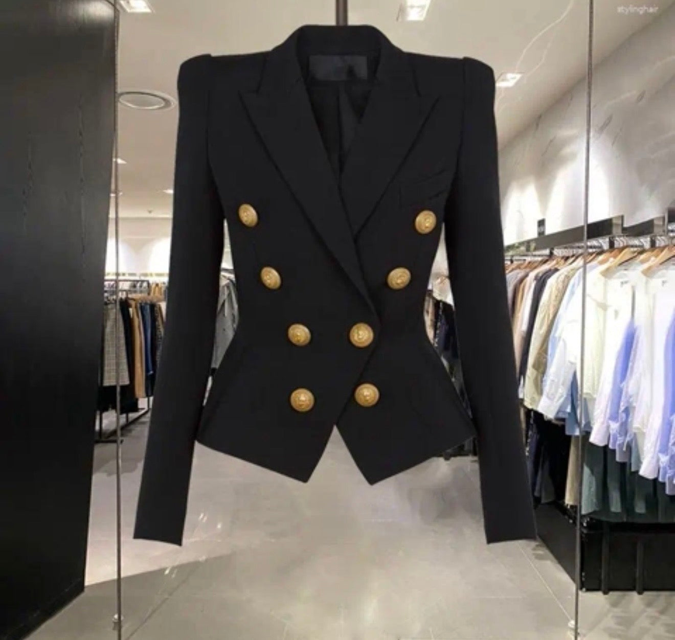 Balmain Black Jacket