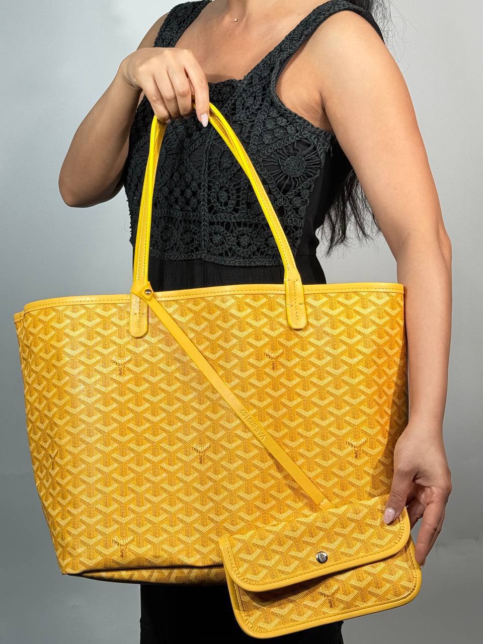 Goyard Saint Louis Tote Bag Yellow