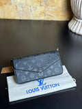 Louis Vuitton Félicie Pochette Monogram Empreinte Black