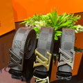 Louis Vuitton Initiales Belt Damier Graphite