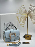 Versace Jeans Couture Chain Shoulder Light Blue