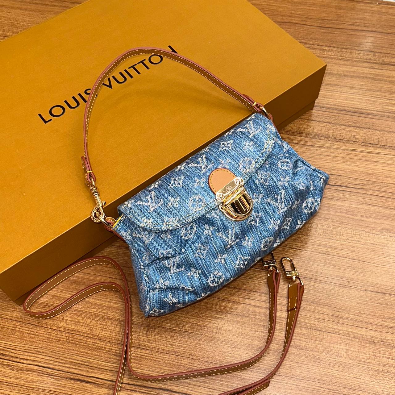 Louis Vuitton Monogram Denim Shoulder Bag
