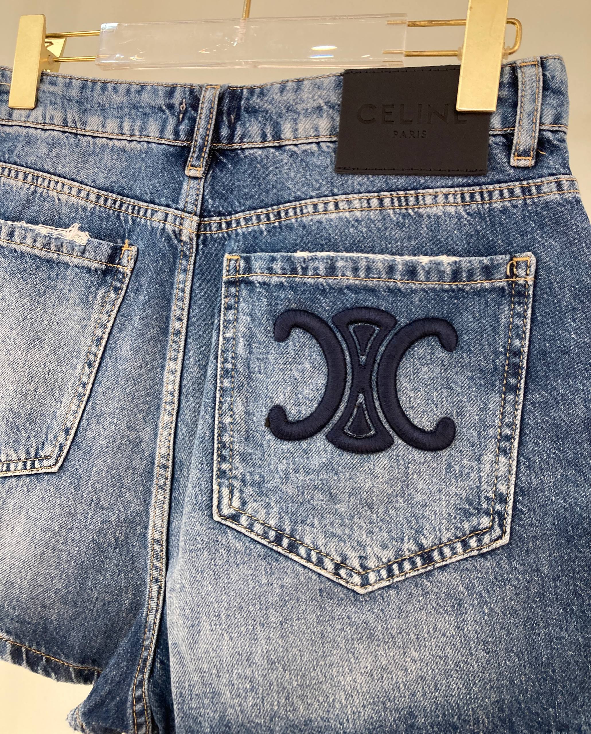 Celine Denim Shorts