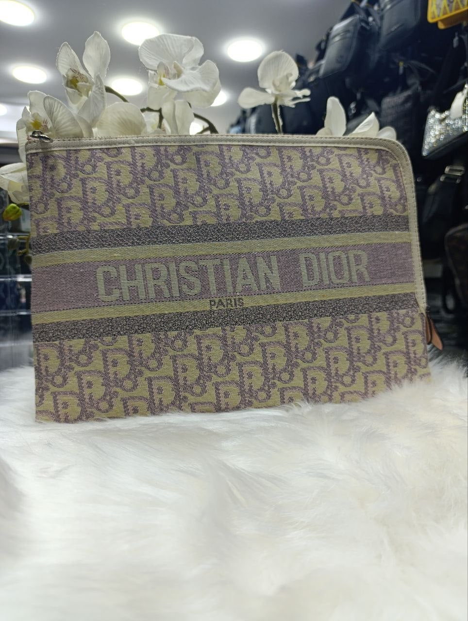 Dior Oblique Zipped Pouch Pink