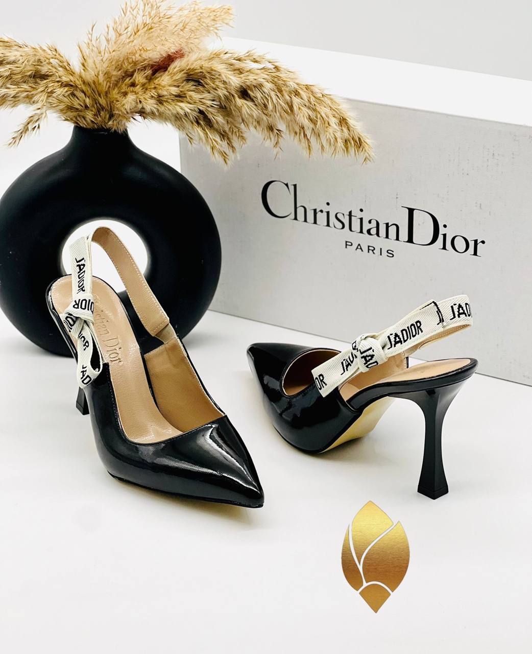 Dior J’Adior Slingback Pumps Black Patent