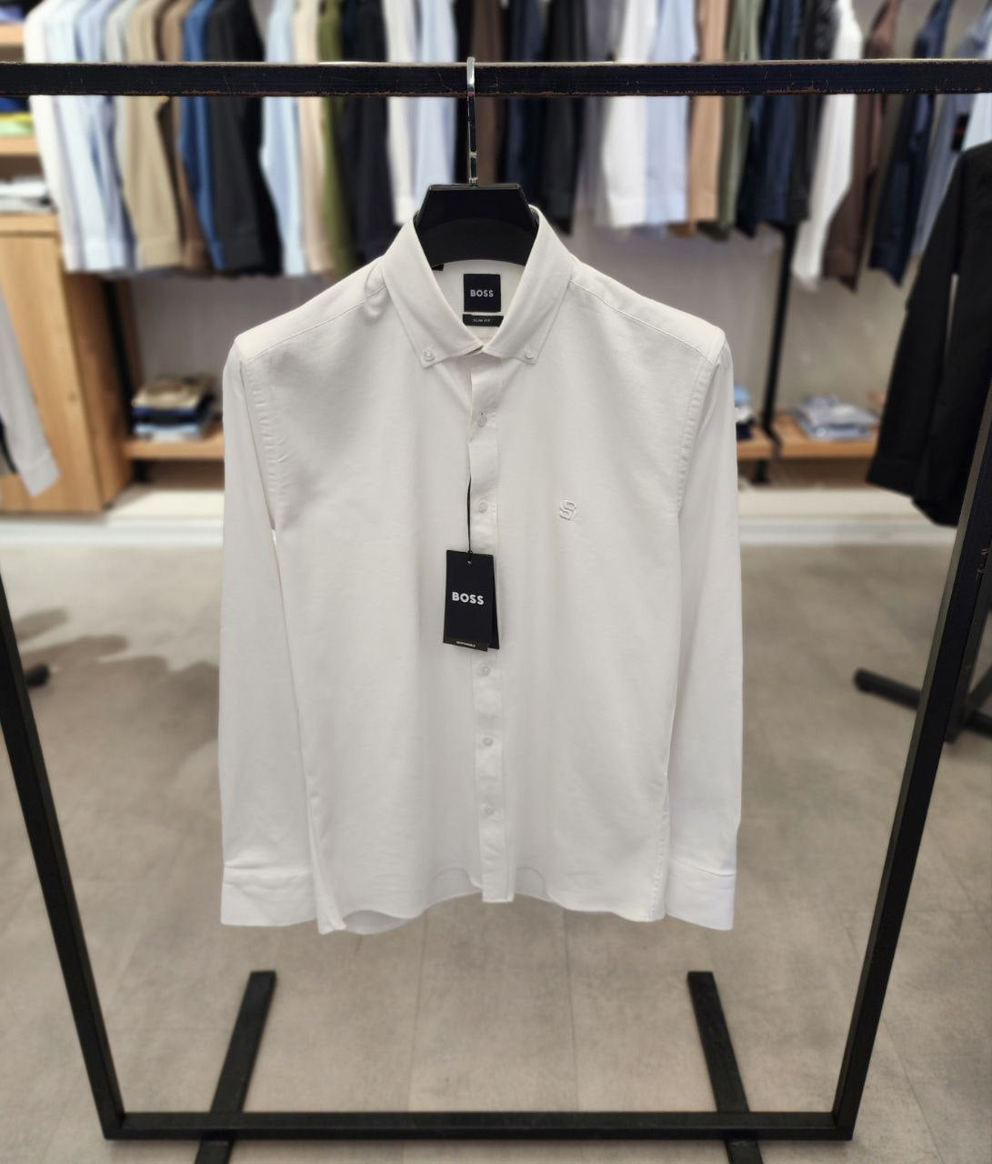 BOSS Slim Fit White Shirt