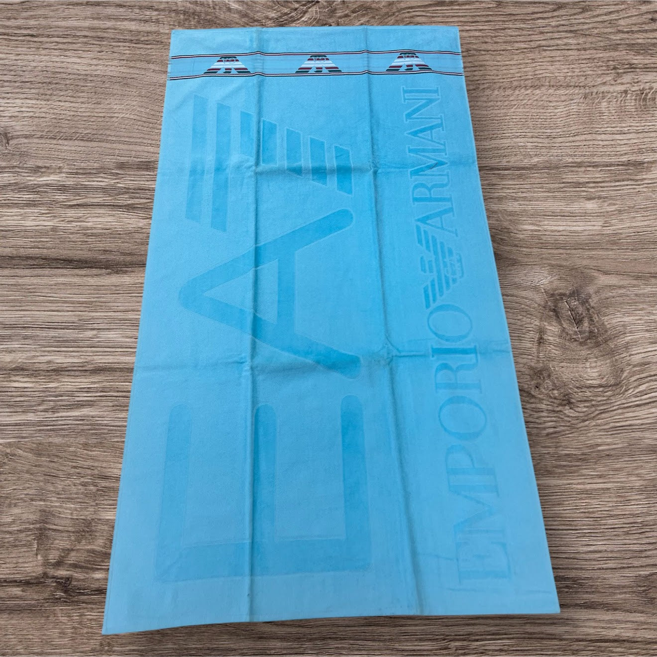 Emporio Armani EA Logo Beach Towel