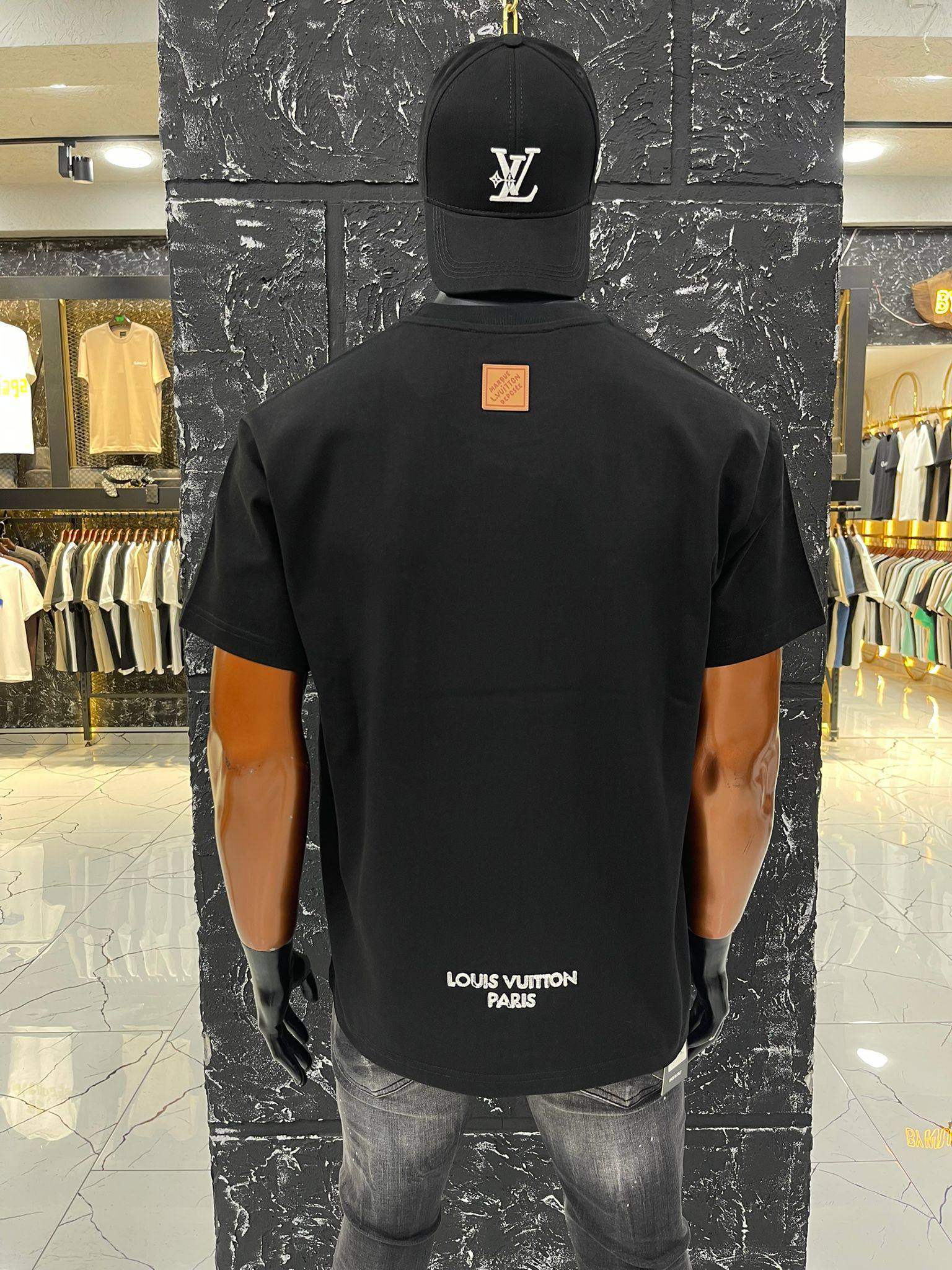 Louis Vuitton L.V.M. Logo T-Shirt Black
