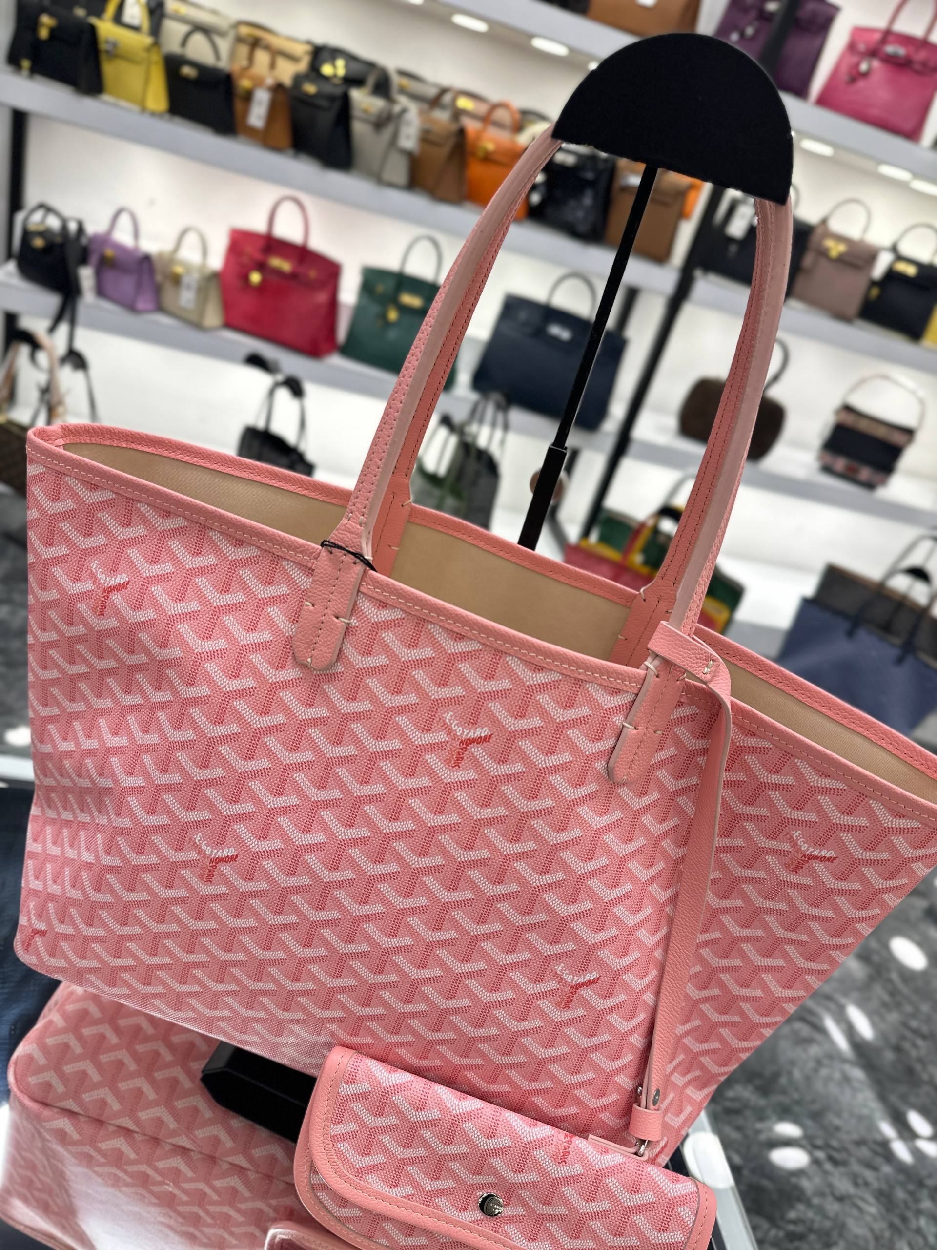Goyard Saint Louis Tote Bag Pink