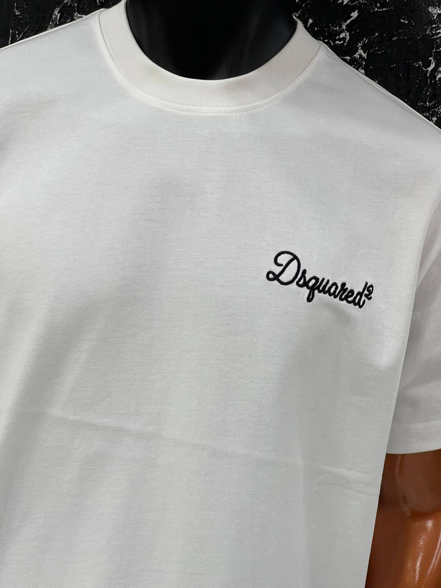 Dsquared2 T-Shirt White Logo Script