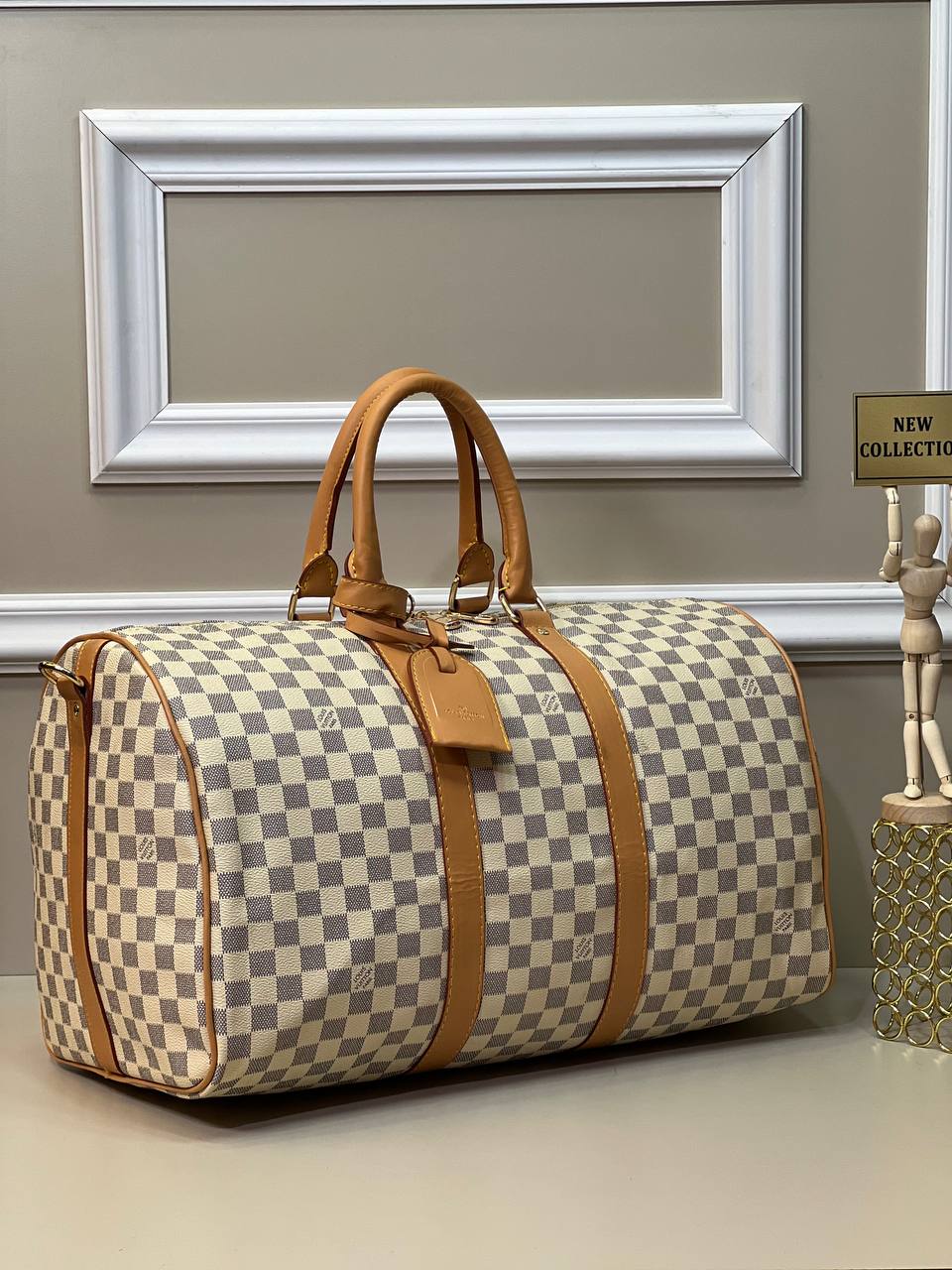 Louis Vuitton Keepall Bandoulière Damier Azur