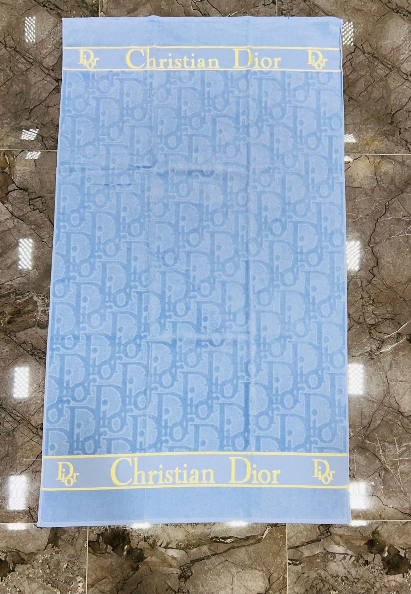 Christian Dior Oblique Beach Towel