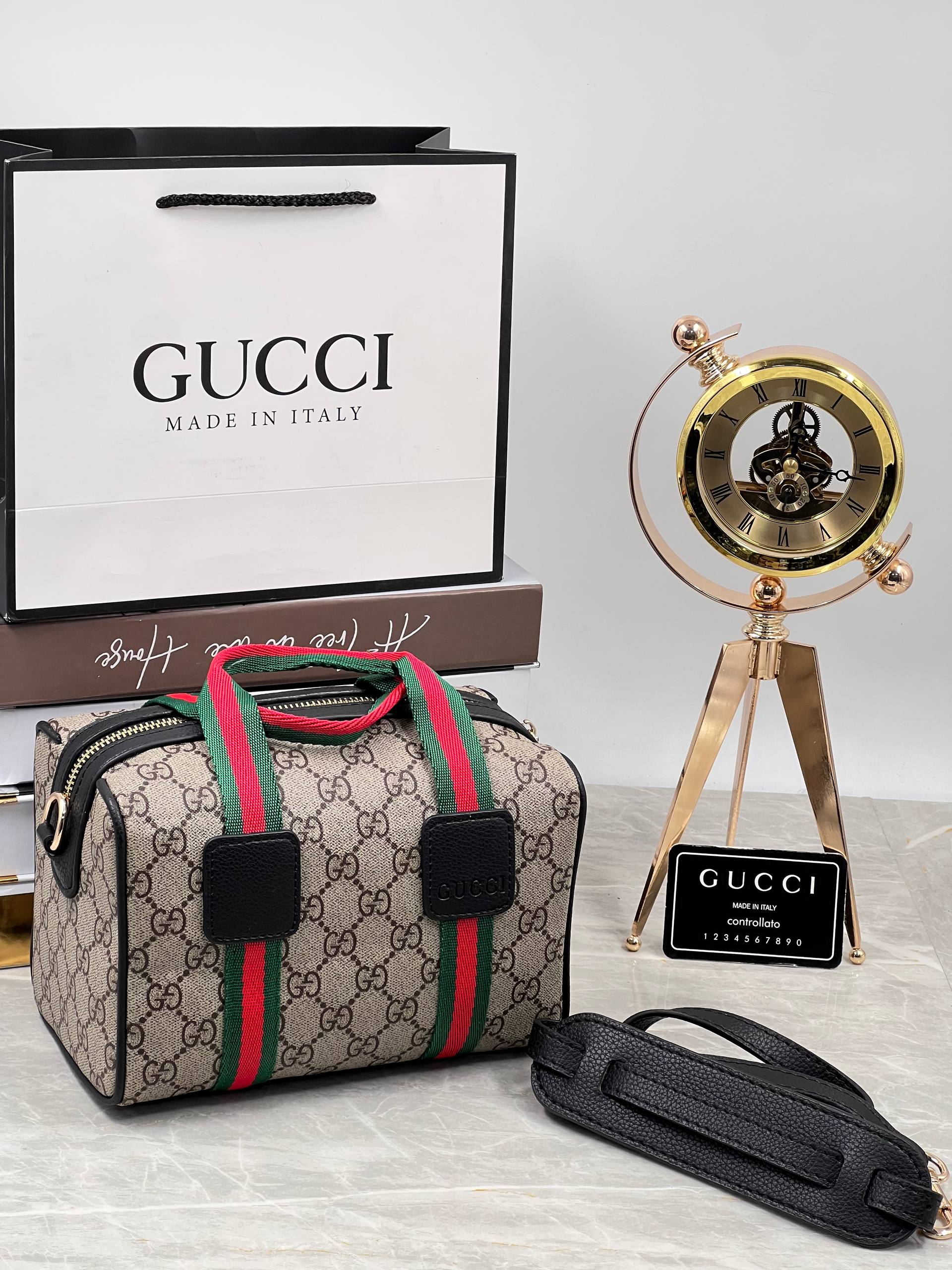 Gucci Ophidia GG Mini Boston Bag