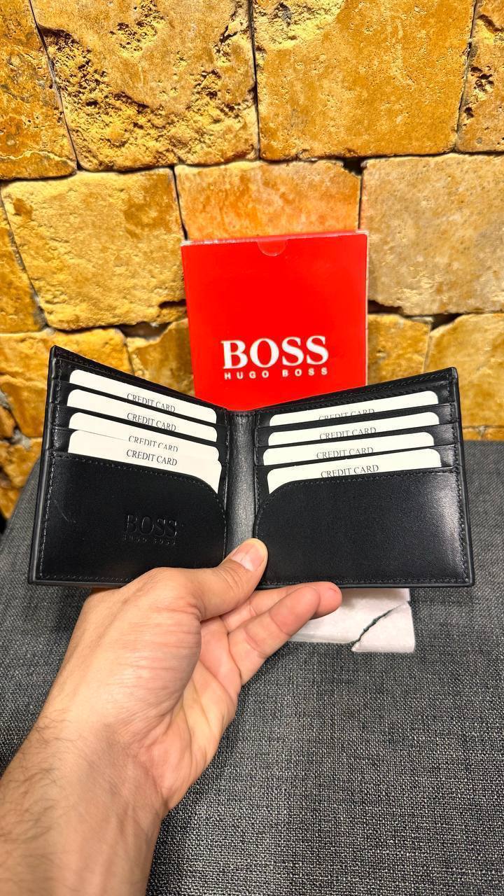 Hugo Boss Leather Wallet Black