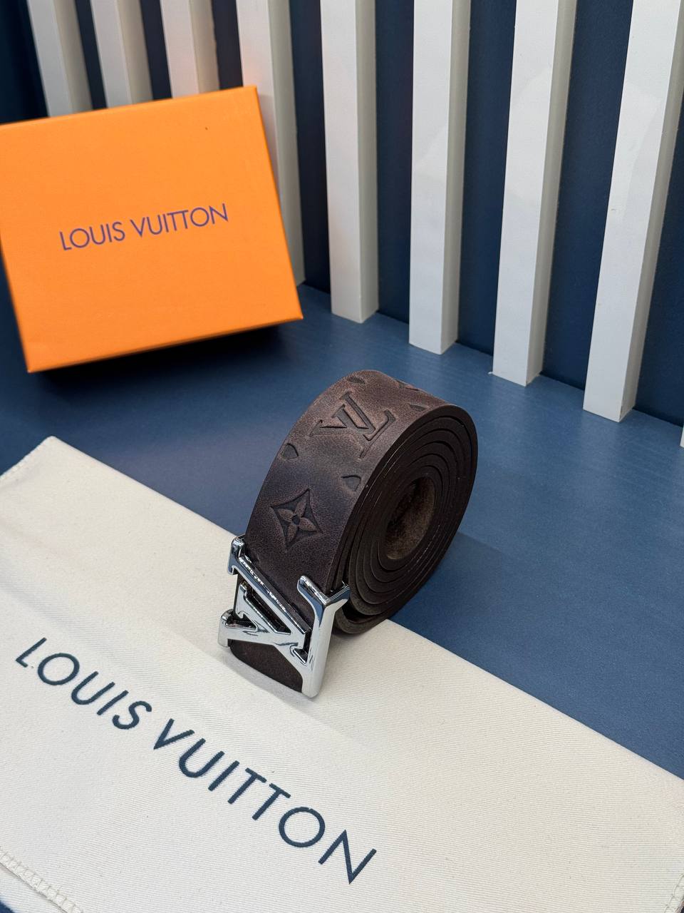 Louis Vuitton Initiales Monogram Shadow Belt