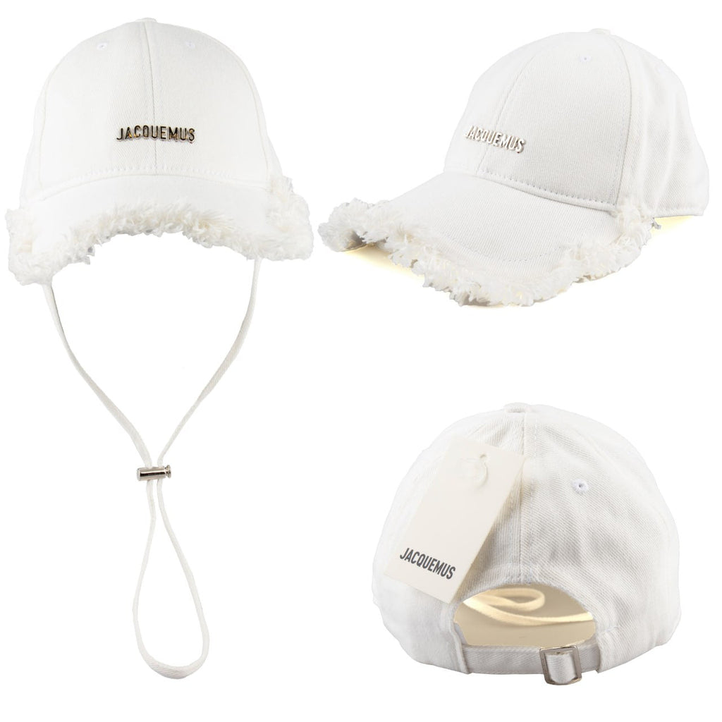 Jacquemus Logo Frayed Baseball Cap
