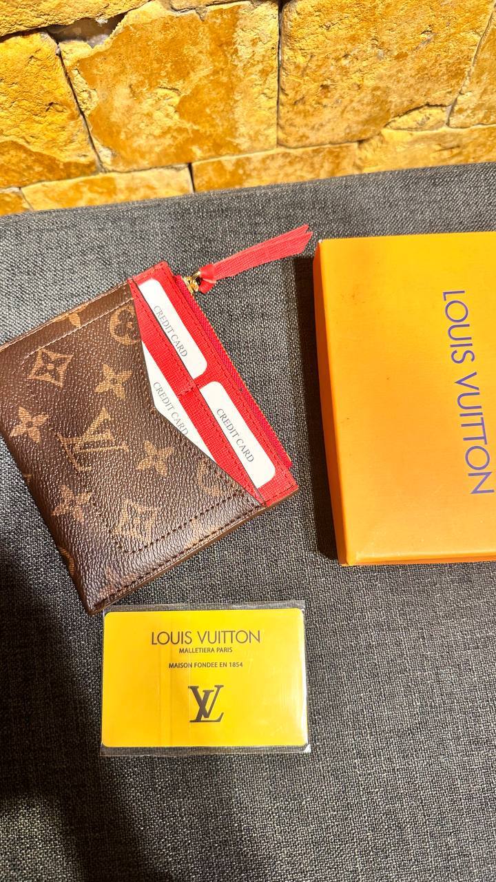 Louis Vuitton Monogram Card Holder Fuchsia