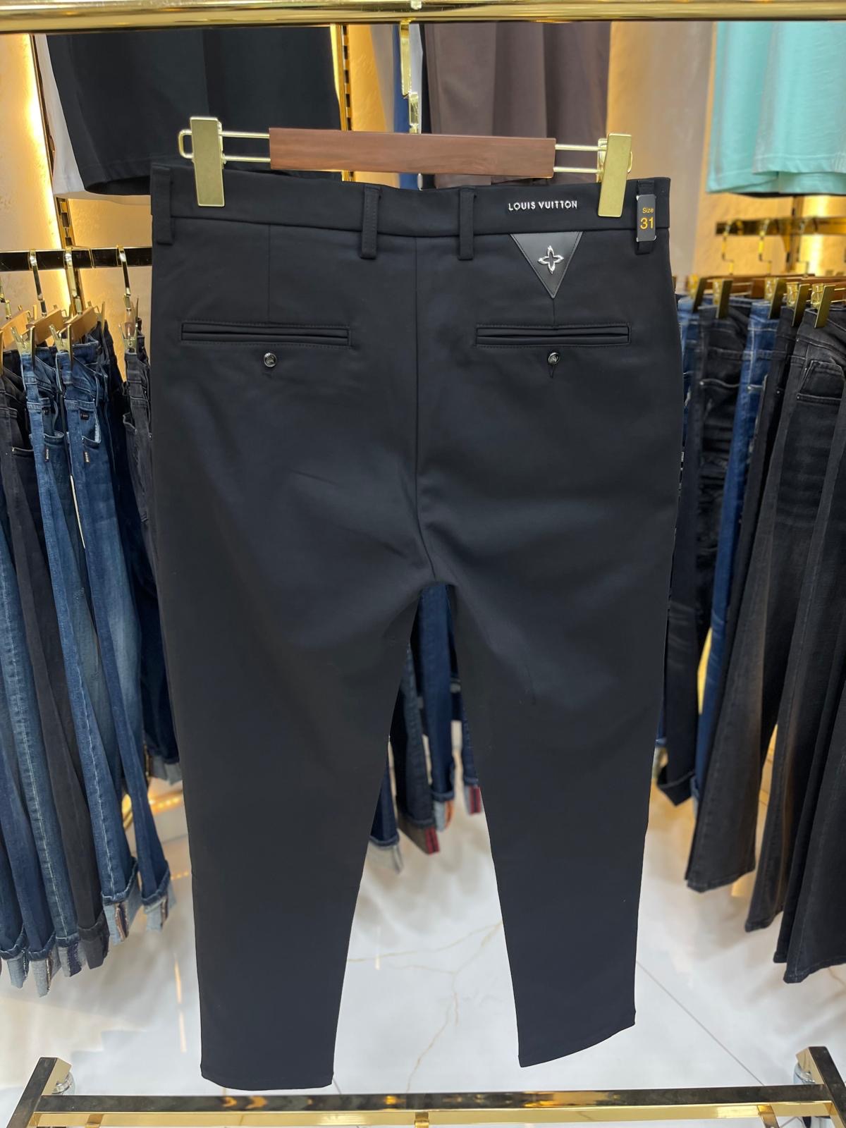 Louis Vuitton Signature Trousers Black