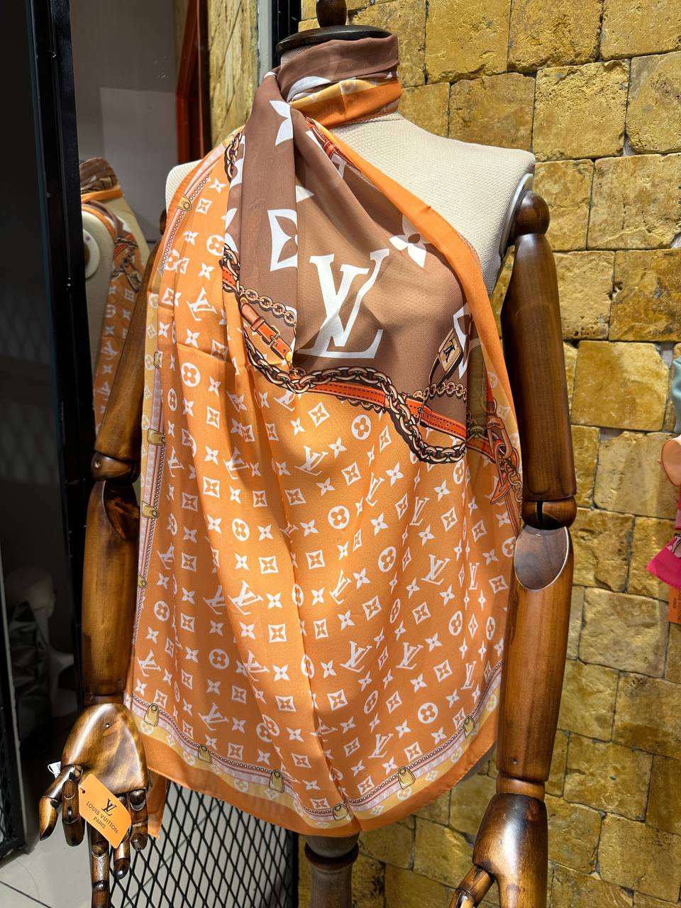 Louis Vuitton Monogram Silk Shawl