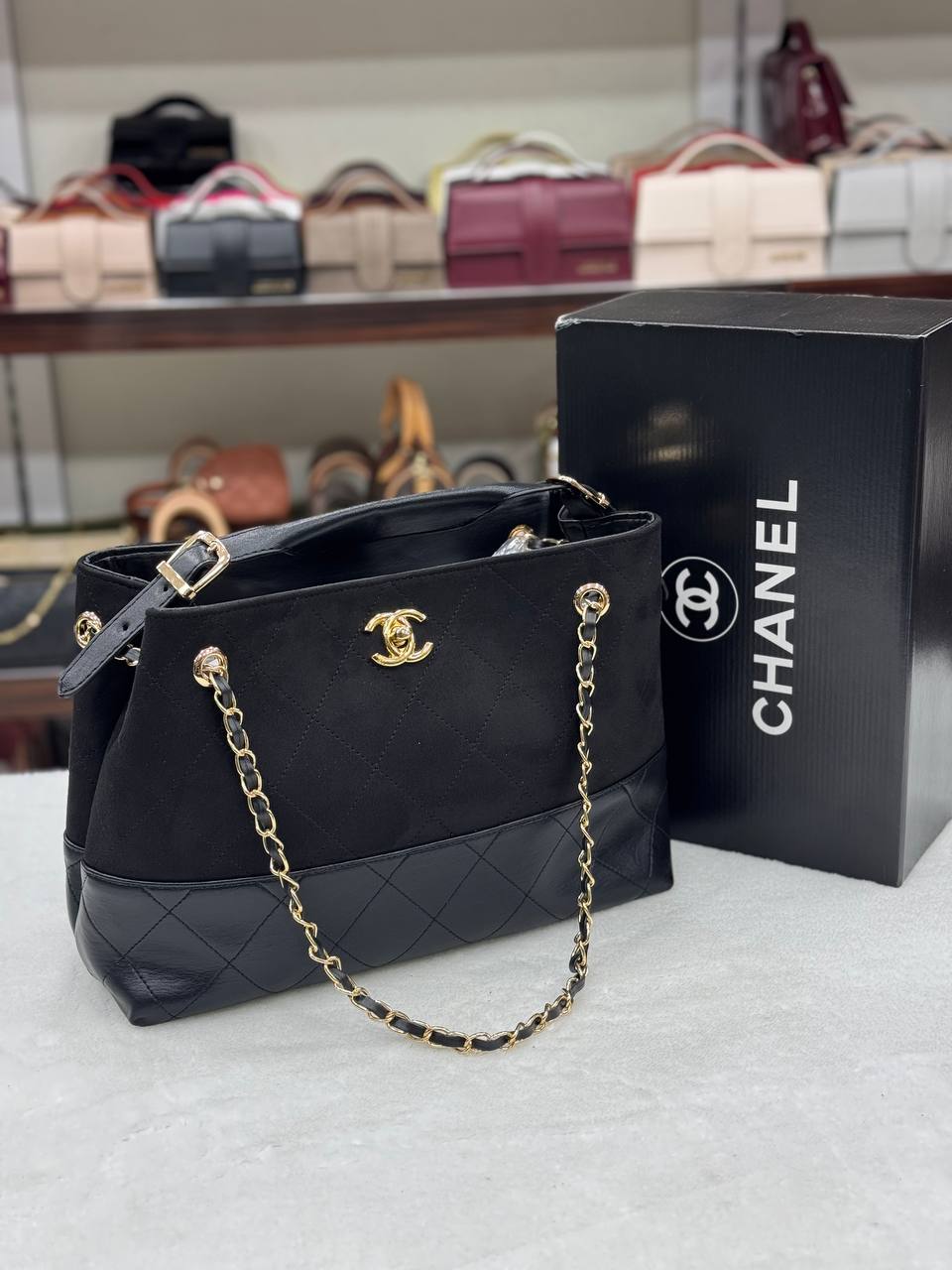 Chanel Hobo Bag Black